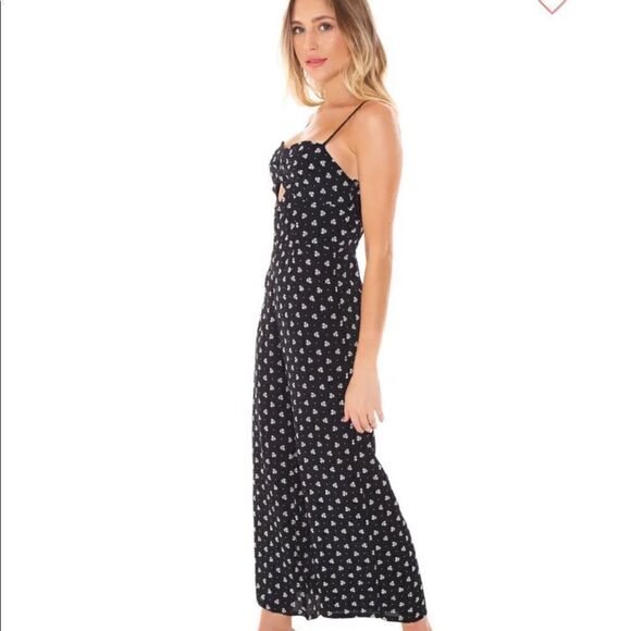 Blue Life Elle Jumpsuit Black Tulip Dot size XS - Picture 5 of 15